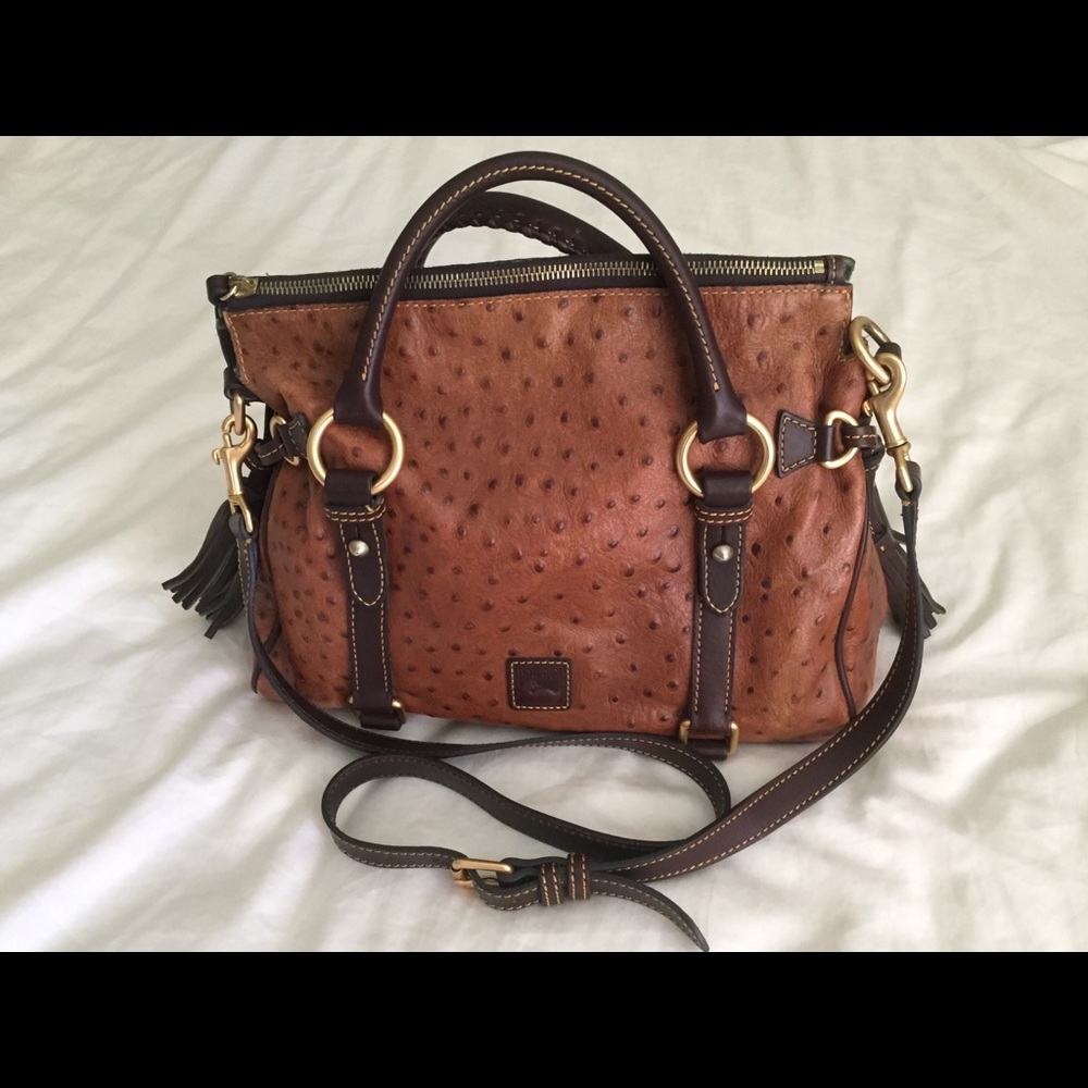 Dooney & Bourke Ostrich Collection Small Satchel